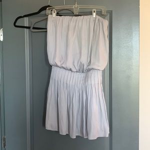 DO+BE grey strapless dress